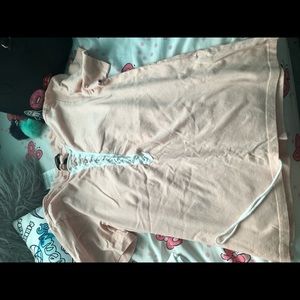 Peach, lace shirt